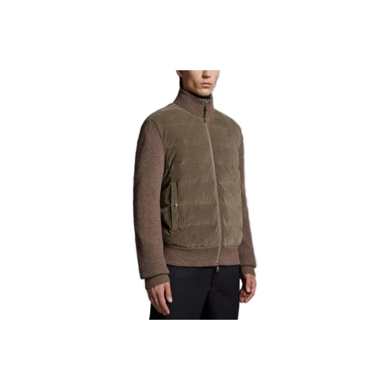 Moncler Down Jacket Men's Brown-3