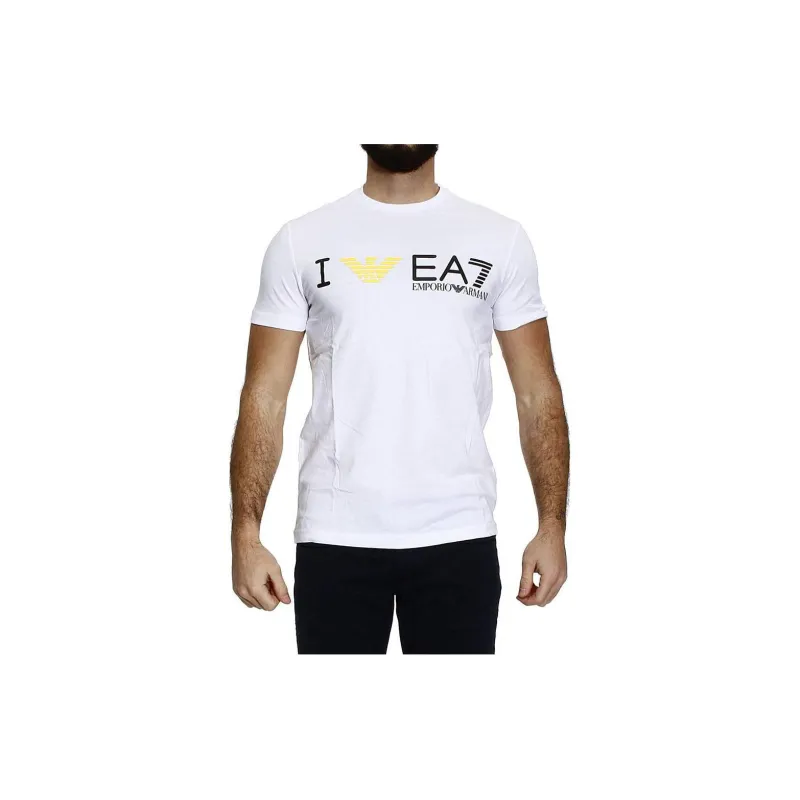 EMPORIO ARMANI EA7 T Shirts Men White-2