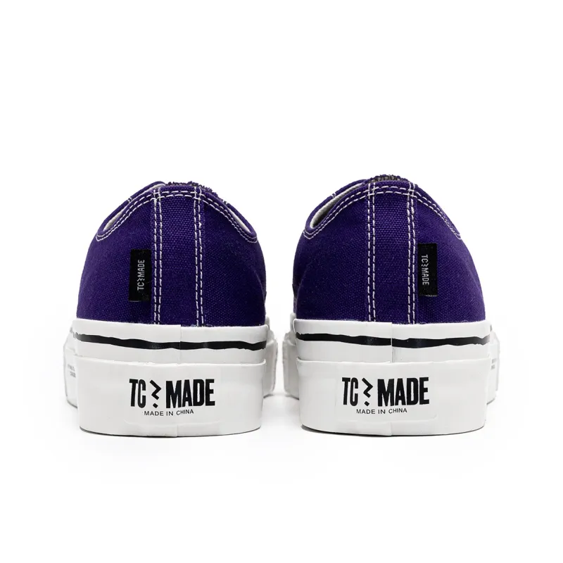 TC Low-Top Canvas Shoes Unisex Purple-5