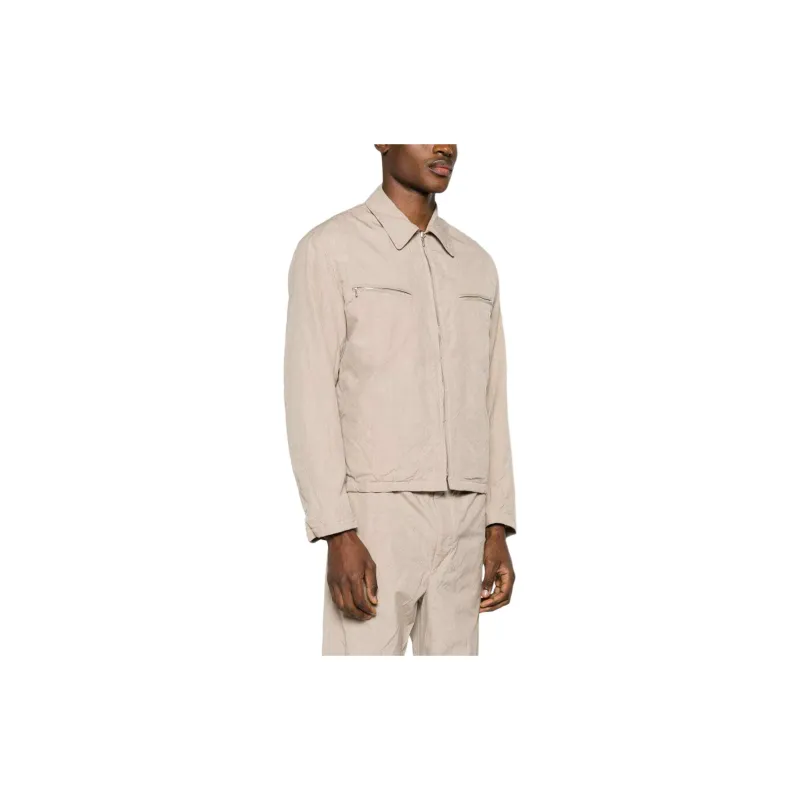 Auralee Zip up Wool Shirt Jacket-3