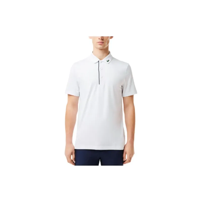 LACOSTE Polo Shirts Men White-3