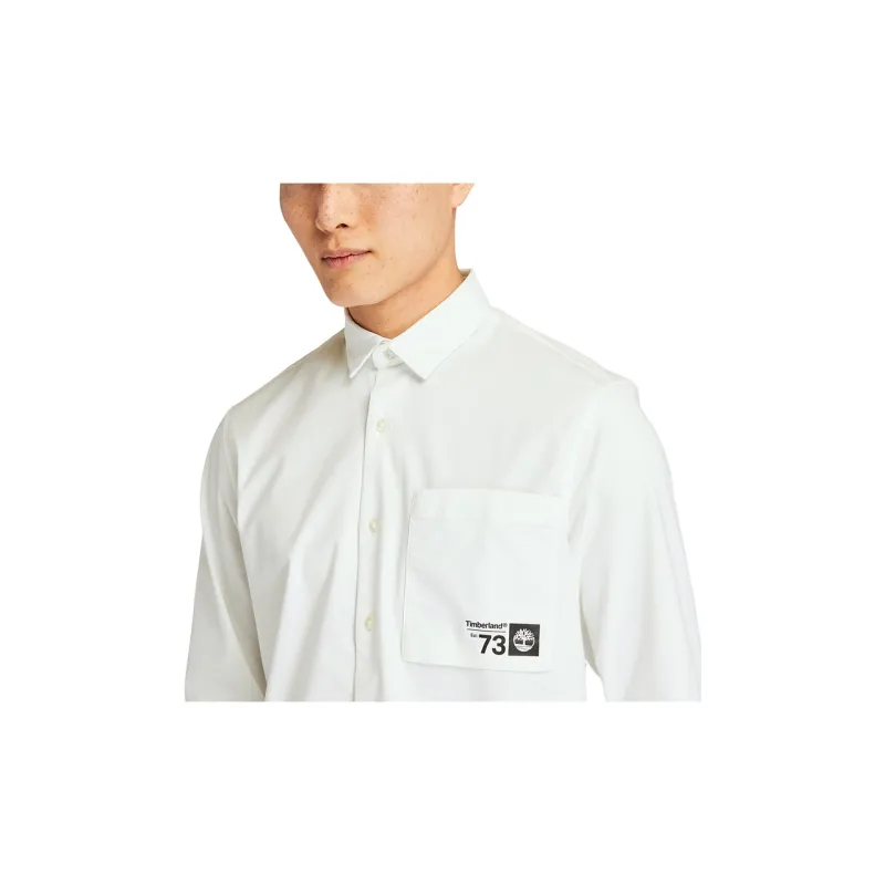 Timberland Shirts Men White-5