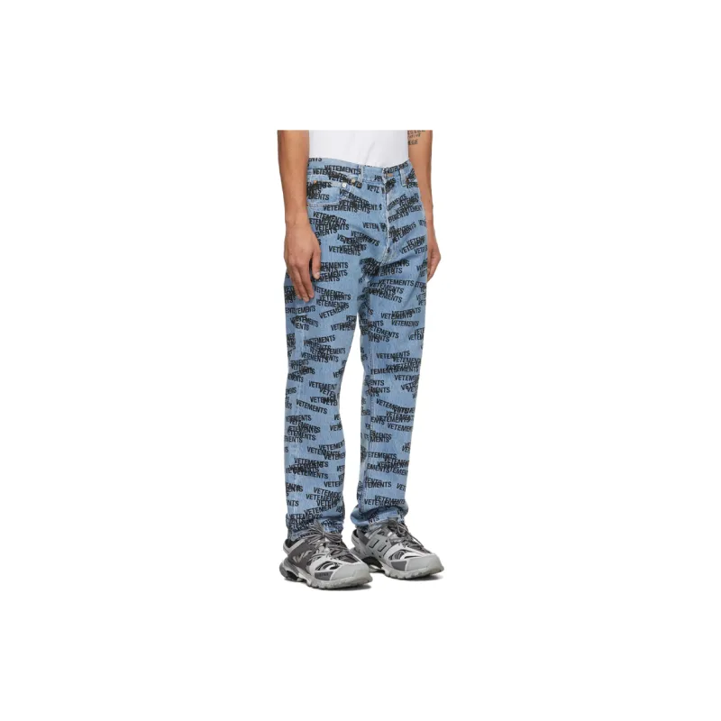Vetements Jeans Men Light Blue-3