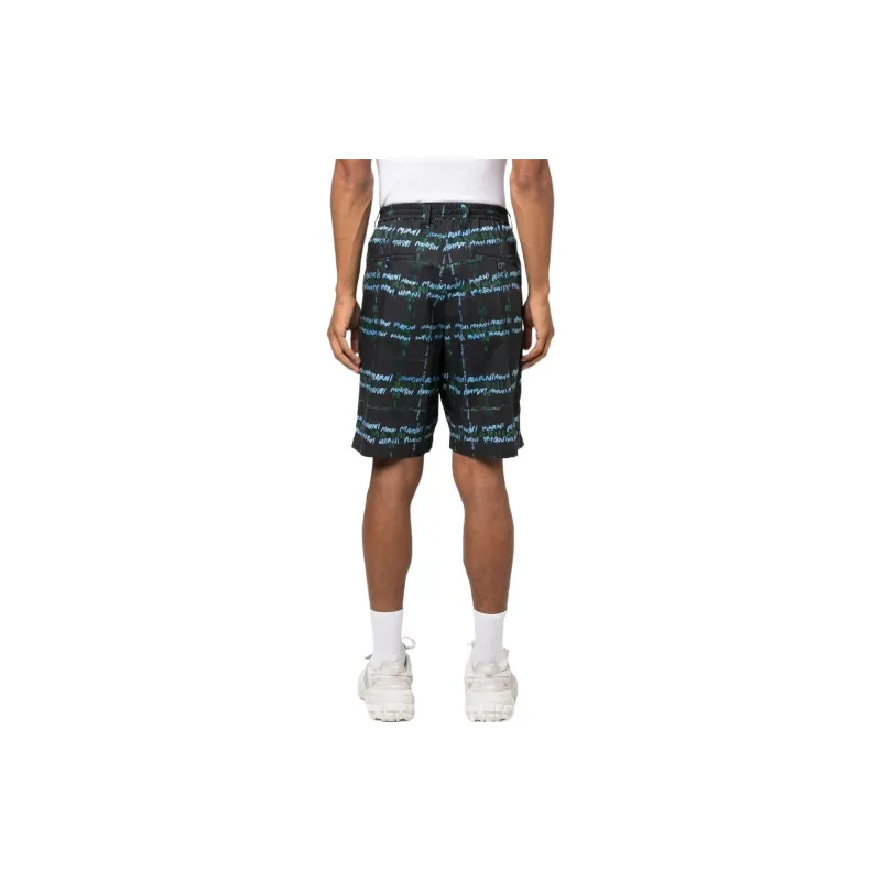 MARNI Crossroads Print Poplin Bermuda Pants-2