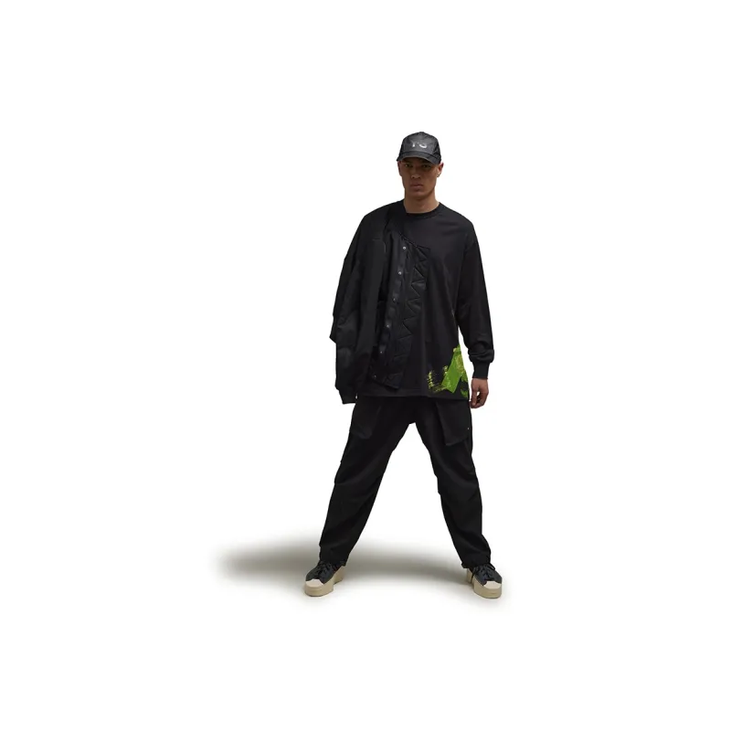 Y 3 Graphic print Long sleeve T shirt-4