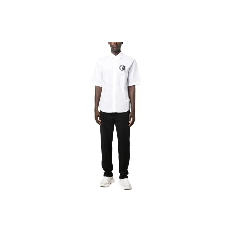 VERSACE JEANS COUTURE V Emblem Print Shirt-1