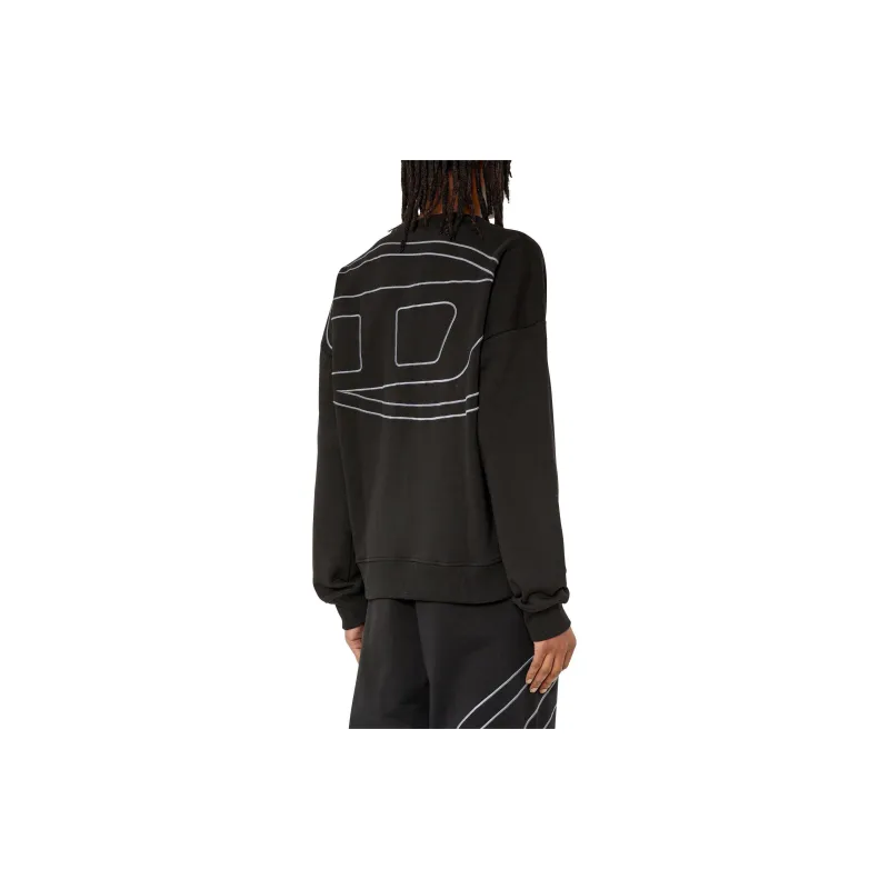 DIESEL Sweatshirts Men Black-3