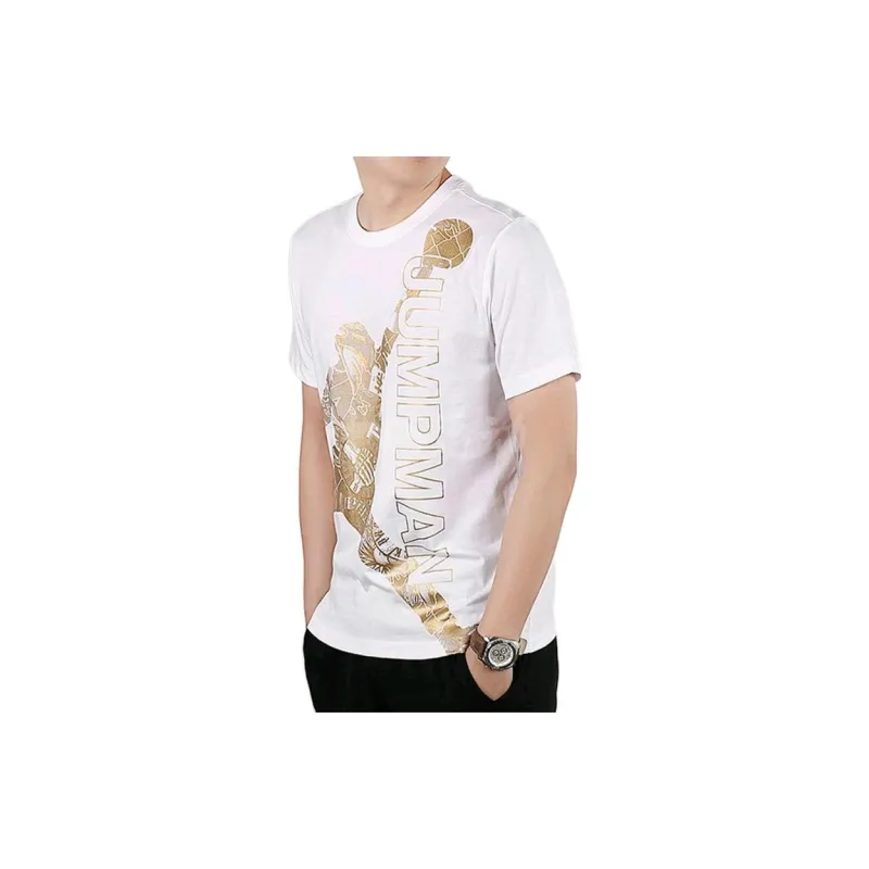 Jordan Set-in Sleeve T-Shirt Men's White-3