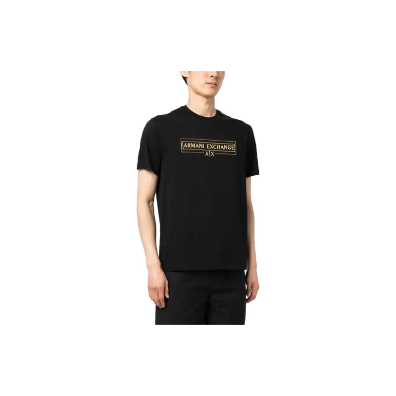 ARMANI EXCHANGE SS23 T Shirt Men's Black-4