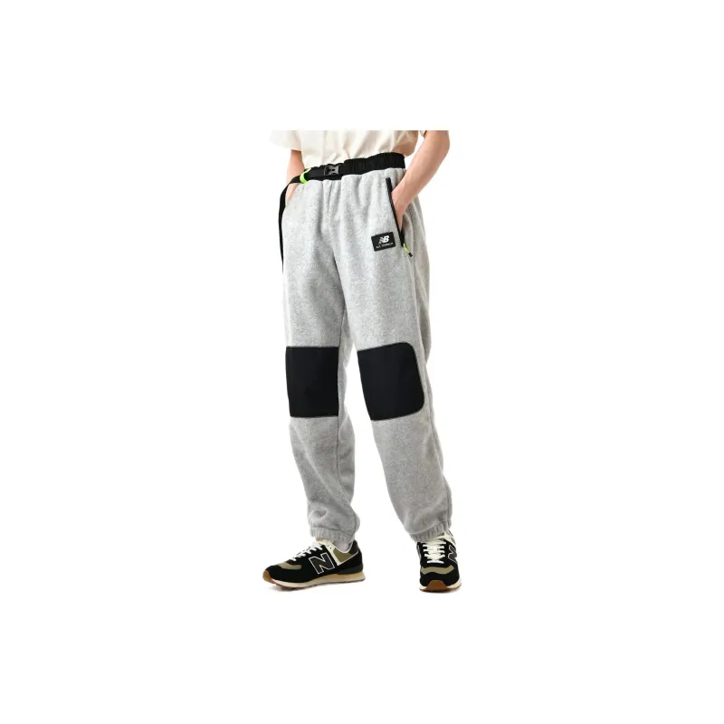 New Balance Knitted Sweatpants Men Gray-2