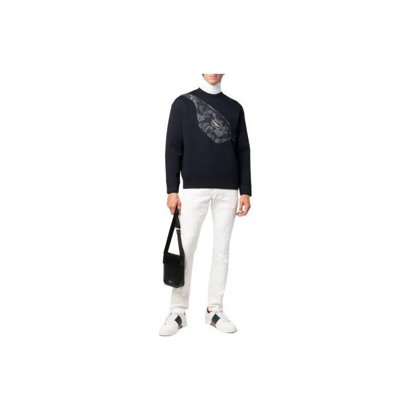 EMPORIO ARMANI Sweatshirts Men Black-2