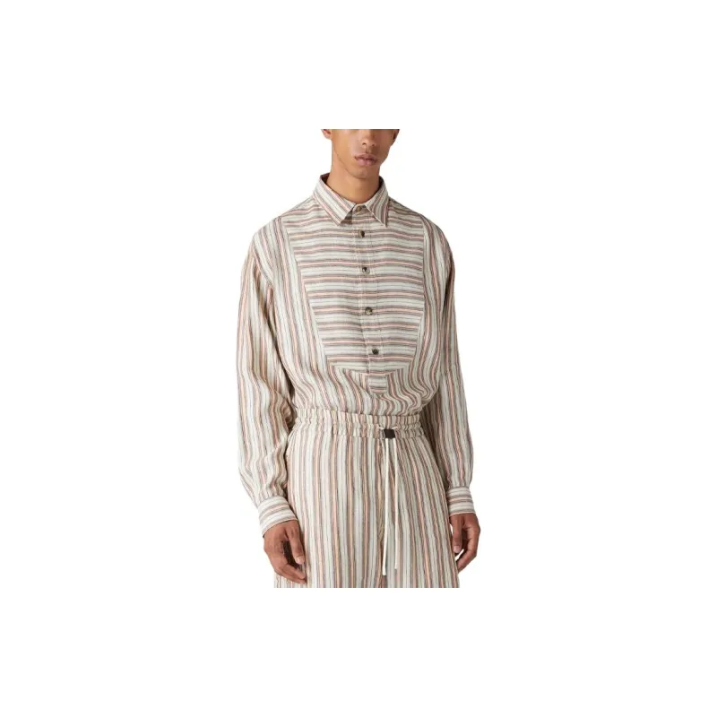 Loro Piana SS24 Shirt Men's Floating Birdcage Red-2