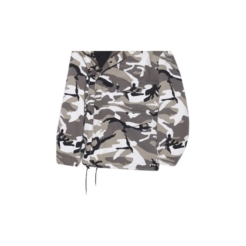 Balenciaga Off Shoulder Military Parka-4