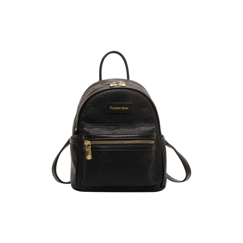 BLAKE FLEETO PU Backpack Women's Ecru/Black/Pink-11