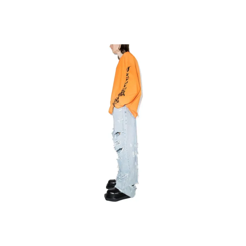 Vetements T Shirts Men Orange-1