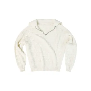Organic Emotion Sweater Unisex Milkshake White