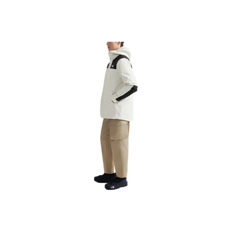 THE NORTH FACE City Outdoor Collection Water Resistant Warm Water Repellent Windbreaker Jacket Men's Dune White-2