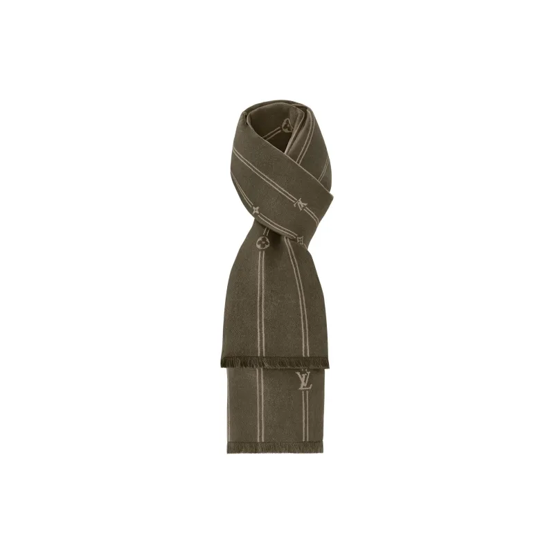 LOUIS VUITTON M90732 Monogram Stripes Scarf-2