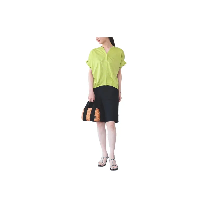 Beams T Shirts Unisex Olive Green-2