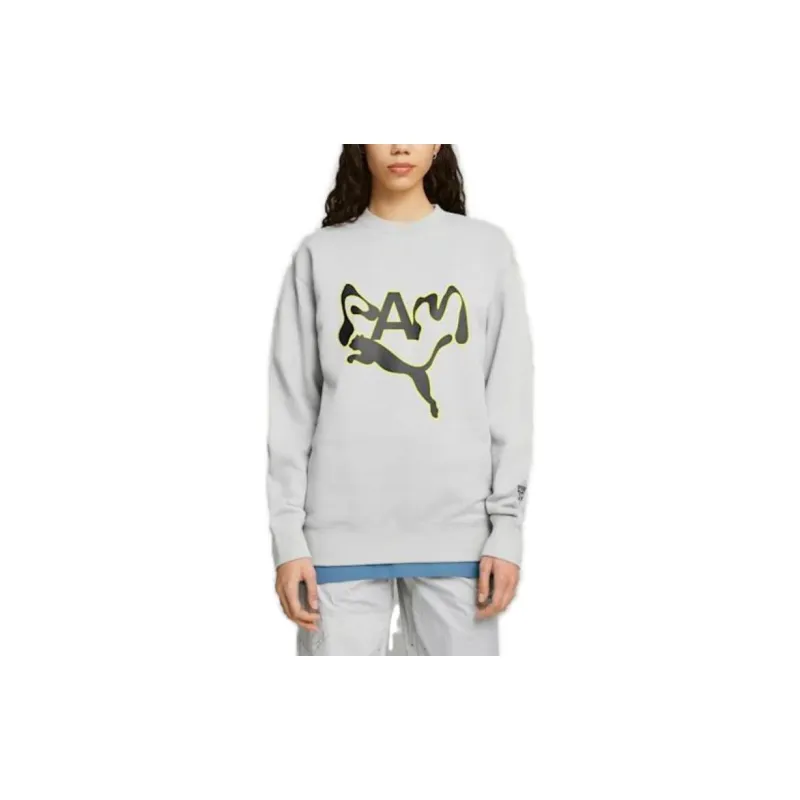 PUMA X P.A.M. Co branded Version Sweatshirts Unisex Gray-5