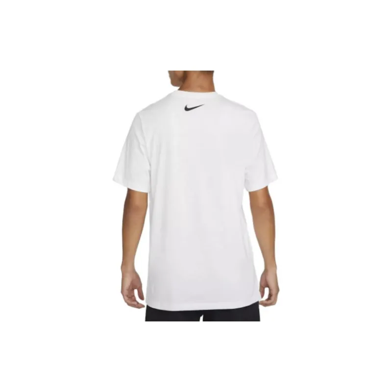 Nike T Shirts Men Bright White-2