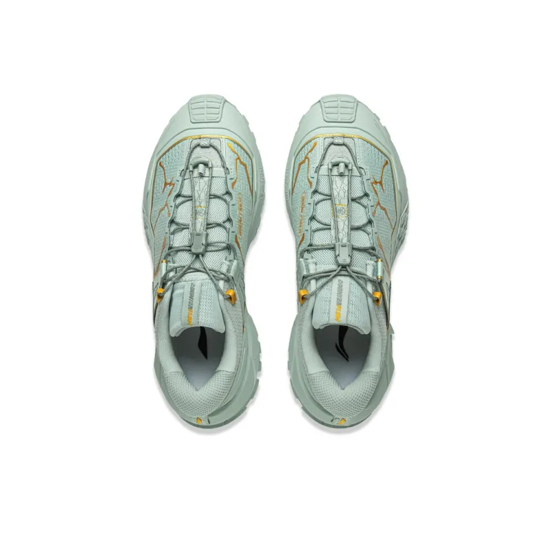 LiNing CF Su Xingchuan Cushioning, Wear Resistant Low Top Hiking Shoes Unisex Green-2