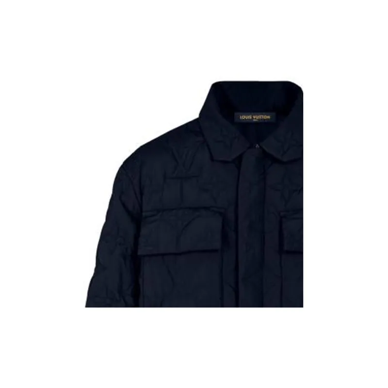Lv Monogram Padded Light Blouson-1