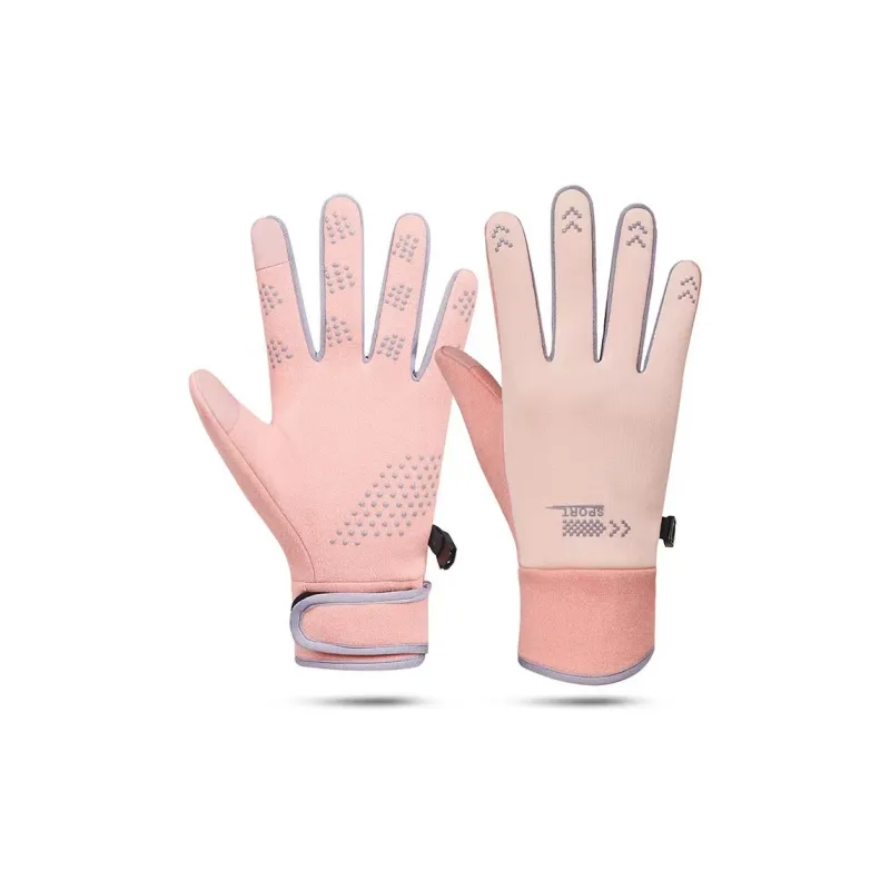 Yi Bu Kang Dralon Composite Crystal Fleece Gloves Unisex-2