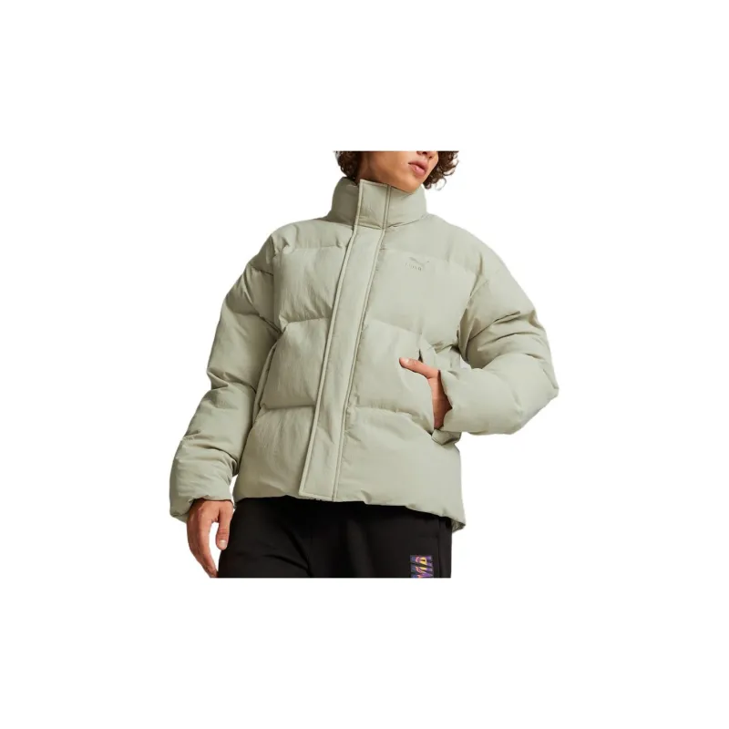 PUMA CLASSICS Puffer Jacket Men's Green-1