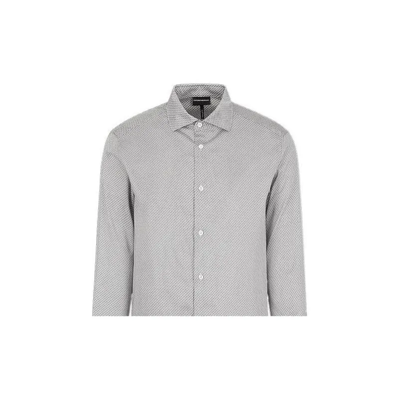 EMPORIO ARMANI Shirts Men Gray-4