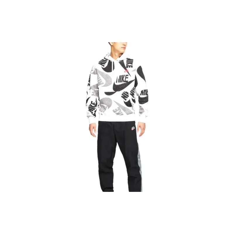 Nike Sweatshirt Men's Black White-5