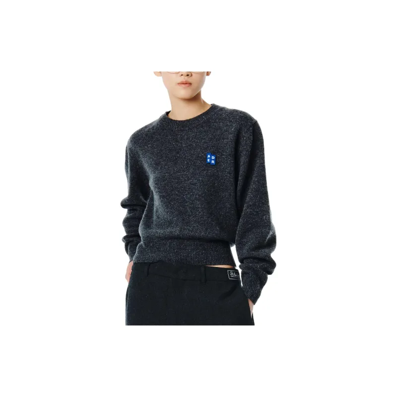 ADER ERROR ADER ERROR SS24 Significant Sweaters Unisex Charcoal Gray-4