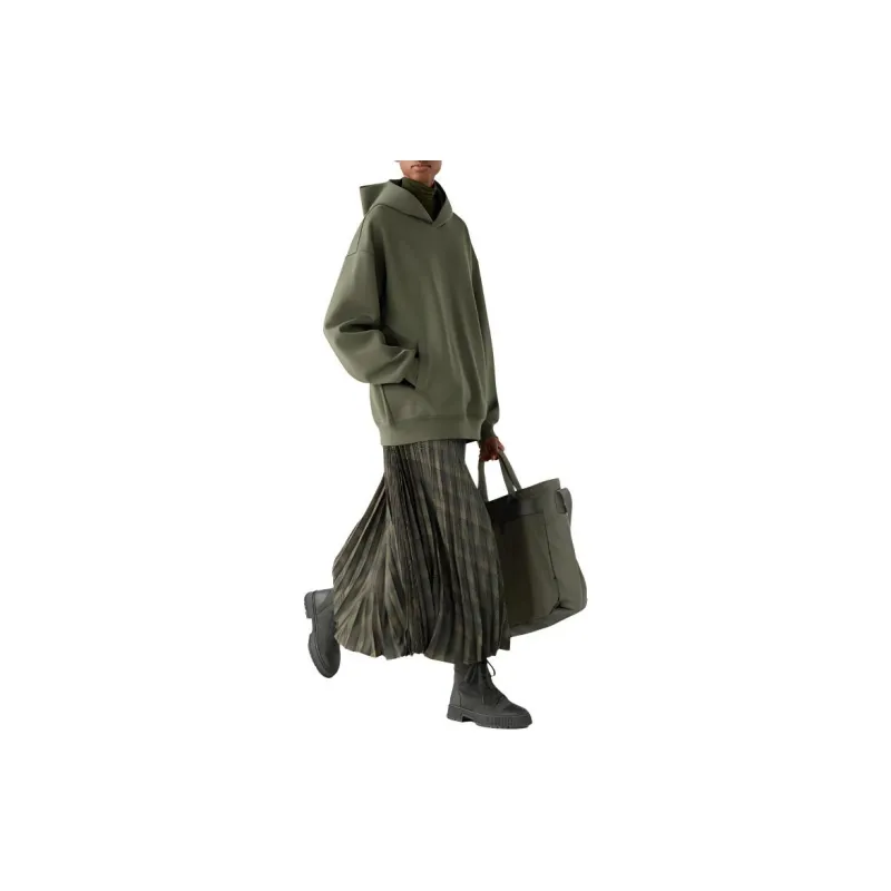 UNIQLO C Collection Sweatshirts Unisex 57 Dark Olive-4