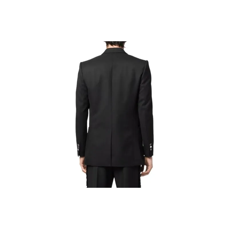 BALMAIN SS23 Business Suits Coats Men's Black-2