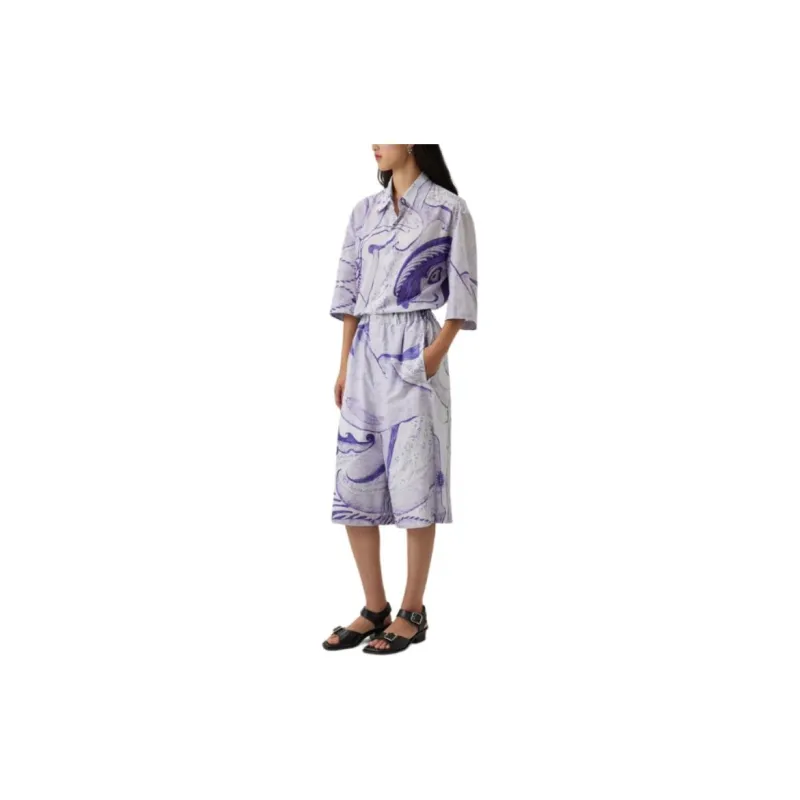 Lemaire Angkasapura Bermuda Shorts Casual Shorts Unisex Blue-5
