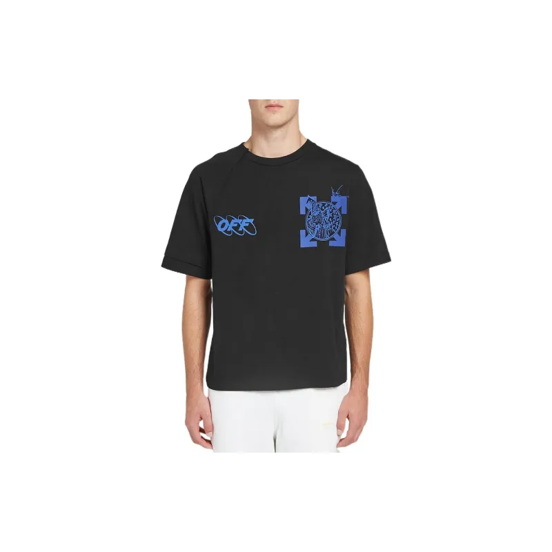 OFF WHITE SS22 T Shirts Men Black-3
