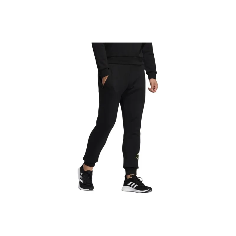 Adidas Knitted Sweatpants Men Black-3