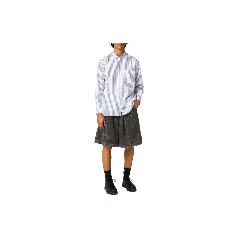COMME DES GARCONS SHIRT Striped Buttoned Shirt-1
