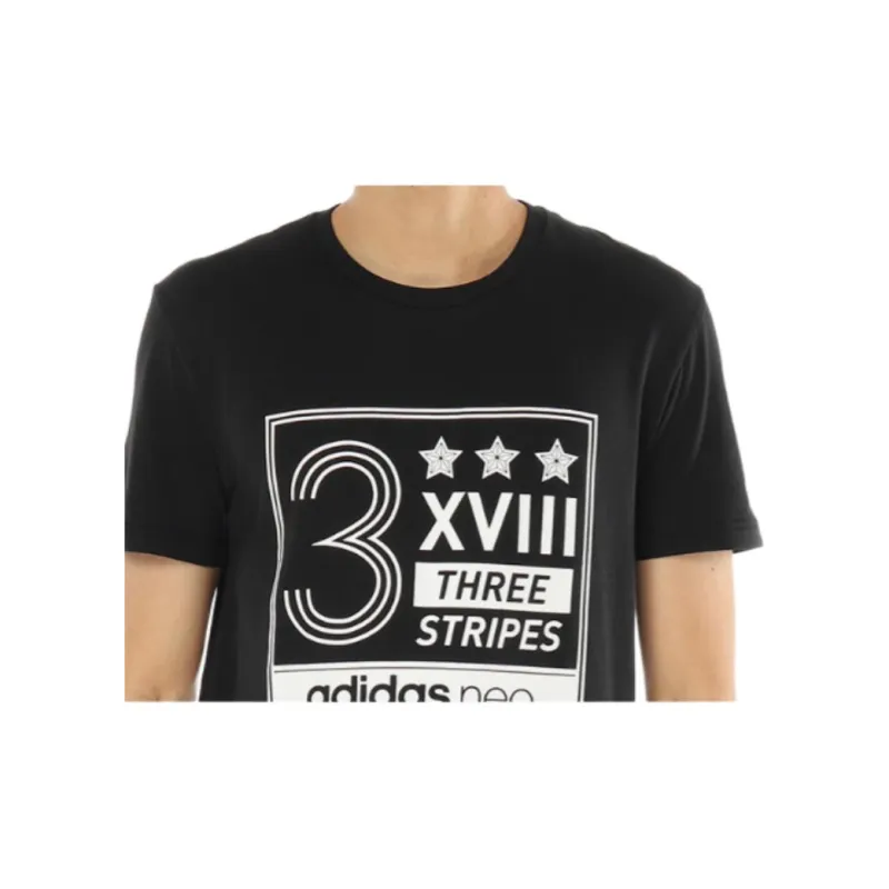 Adidas Neo M FAV WRLDCP T T Shirt Men's Black-5