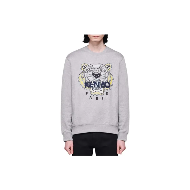 KENZO Sweatshirts Men Gray-2