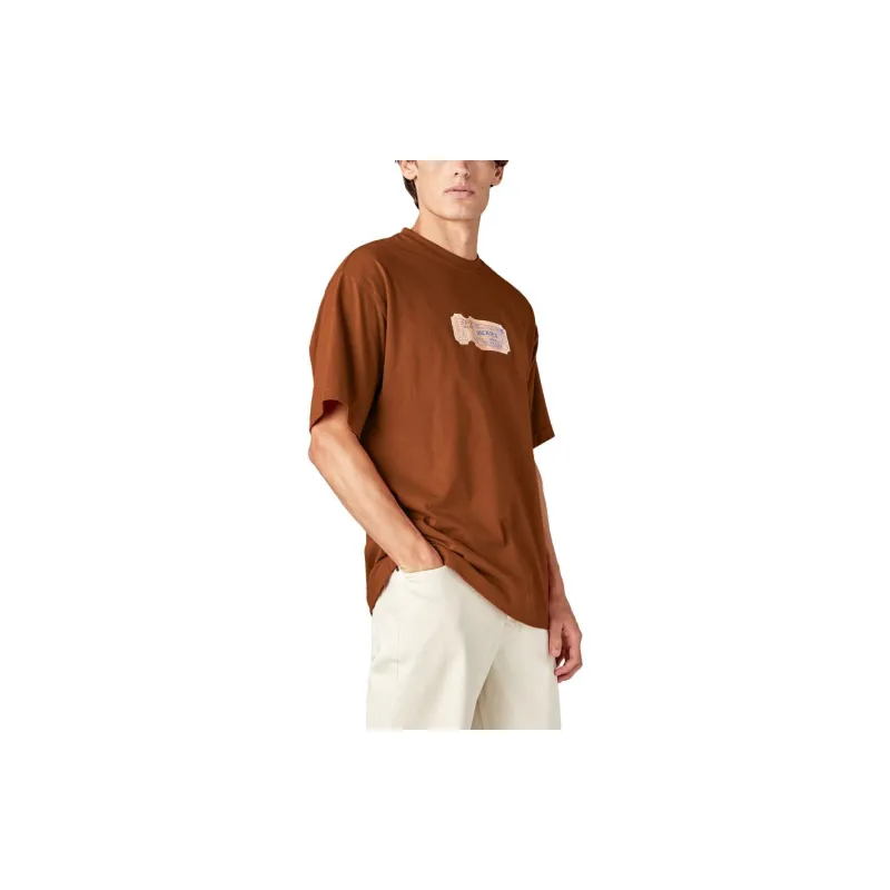 Dickies T-Shirts Men Brown-2