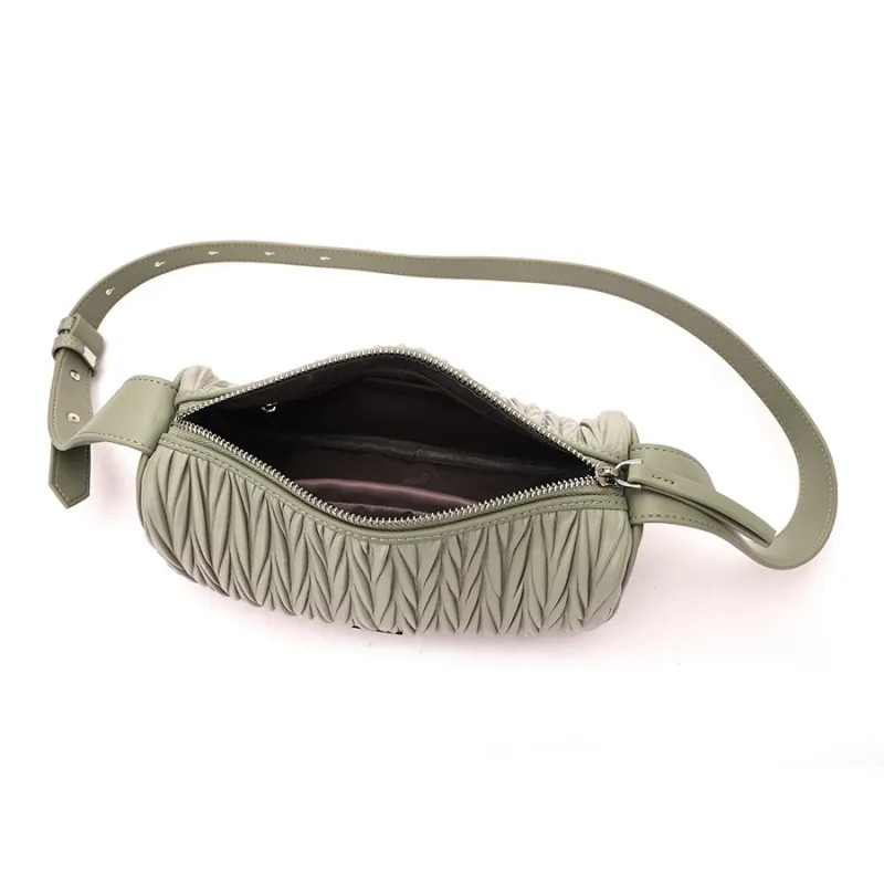 RED DRAGONFLY PU Shoulder Bag, Crossbody Bag Regular Women's Light Gray-2