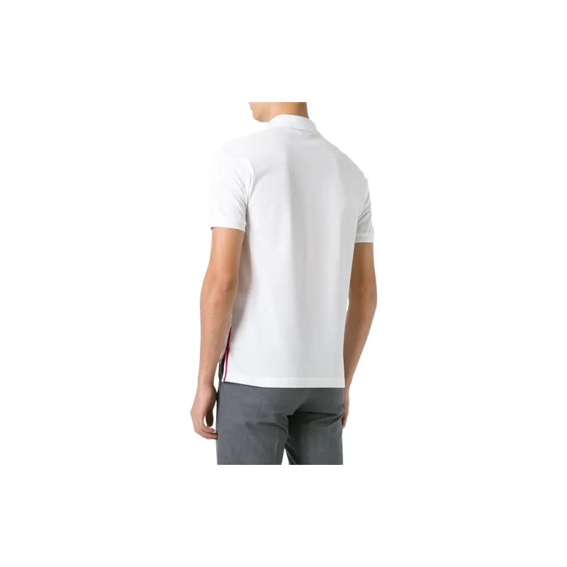 THOM BROWNE Rwb Short Sleeved Polo Shirt-2