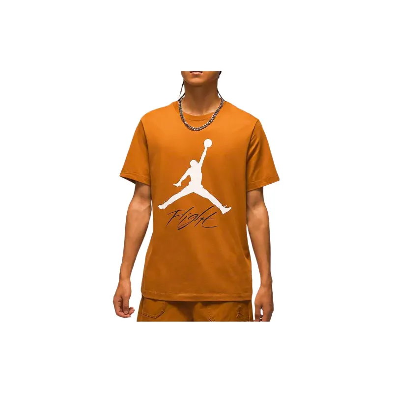 Jordan T Shirt Men's Bronze White-2