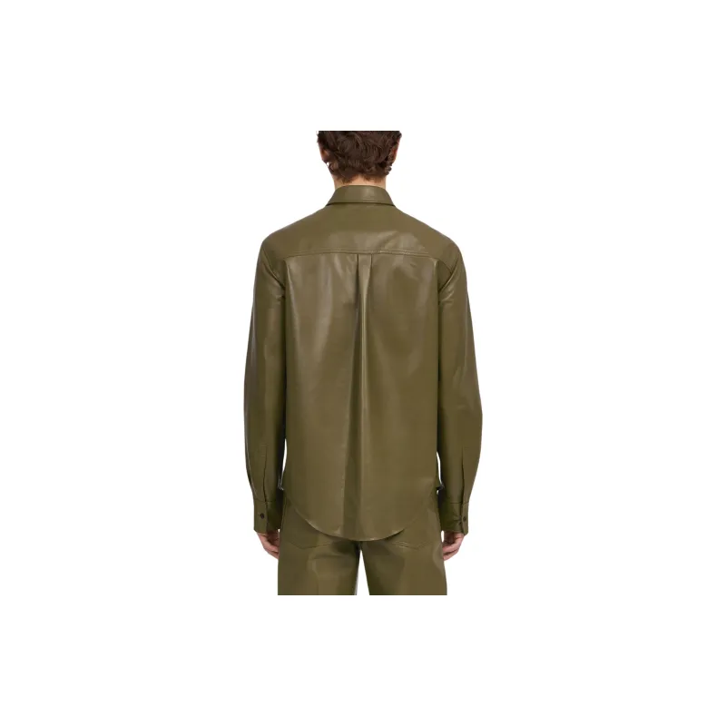 Ferragamo Leather Shirt-3