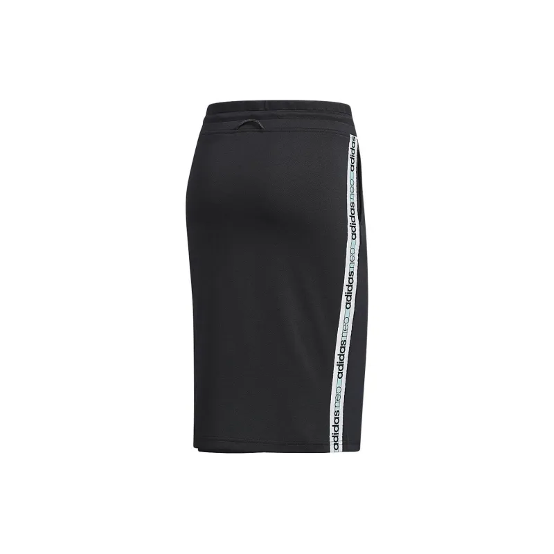 Adidas Neo Casual Short Skirts Women's Black-1