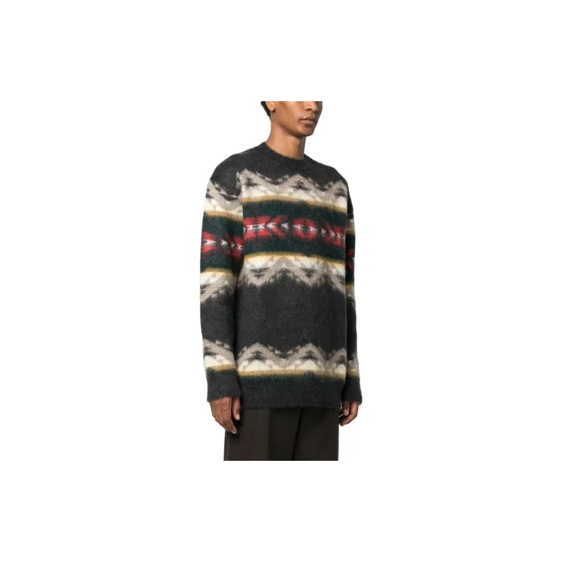 JUNYA WATANABE Pendleton Crewneck Knitted Sweater-3