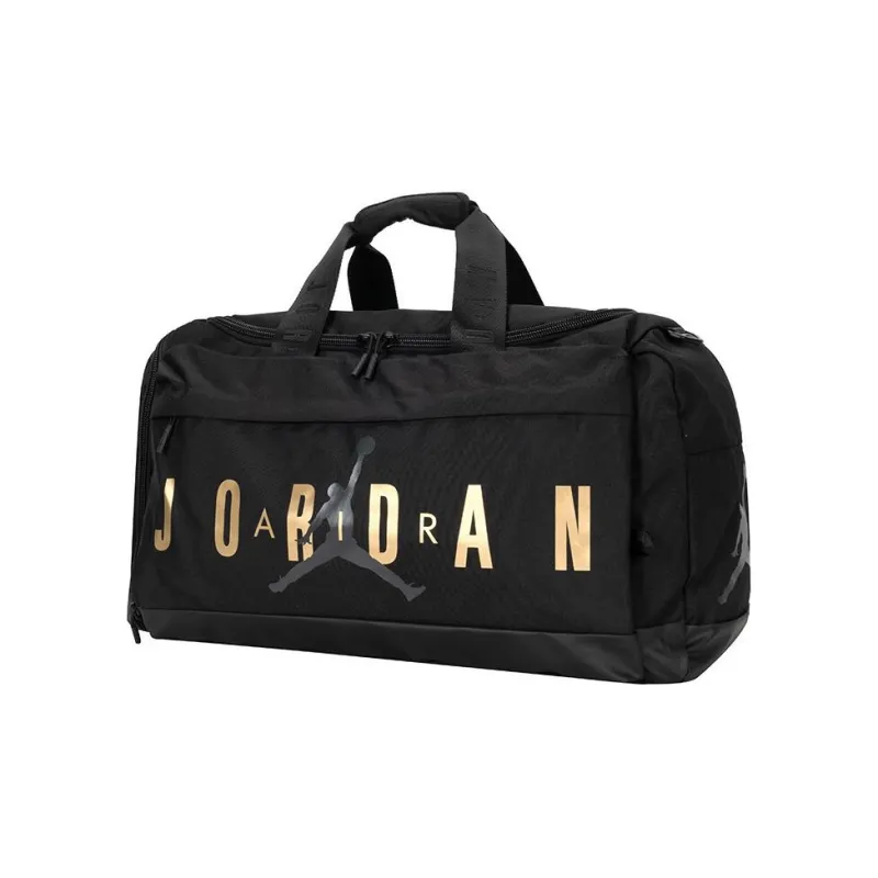Jordan Polyester Portable Crossbody Travel Bag Regular Unisex Black-1