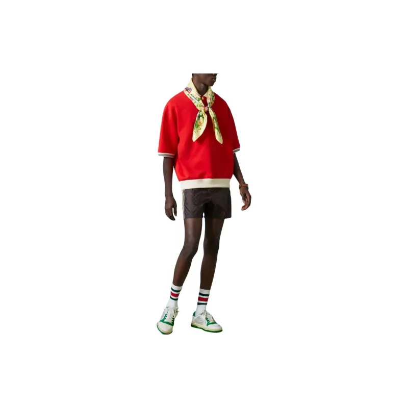 GUCCI Polo Shirts Men Red-3