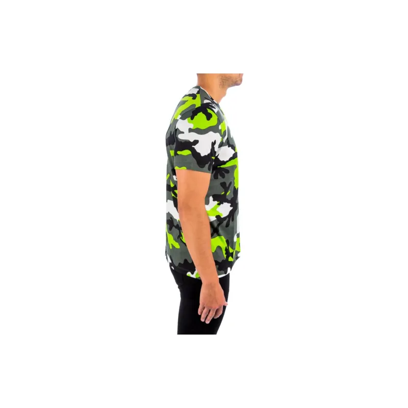 Valentino SS22 T Shirt Men's Camouflage Gray-2